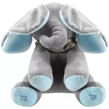 Interaktívny spievajúci sloník - modrý