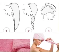 Uterák - turban na vysúšanie vlasov pre deti