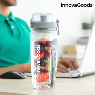 Športová fľaša s infuzérom na ovocie XL Infruitssion InnovaGoods - sivá