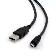 Kábel USB 2.0 A na Mini USB B iggual PSICCP-USB2-AM 1,8 m, čierny