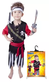 Detský kostým Pirát s šatkou (S)