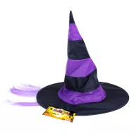 Klobúk s vlasmi Čarodejnice/Halloween
