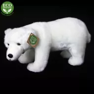 Plyšový medveď polárny stojaci, 28 cm, ECO-FRIENDLY