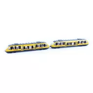 Žltý vlak RegioJet - regionálny - kovovo-plastový - Rappa
