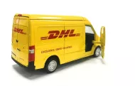 Kovové autíčko DHL Mercedes-Benz Sprinter Van s otváracími dverami - 1 : 36