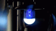 Elektrická žiarovka s lapačom hmyzu