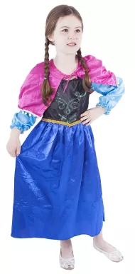 Detský kostým princezná zimné kráľovstvo - Anna (S)