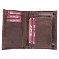 Pánska peňaženka Bellugio - čokoládovohnedá