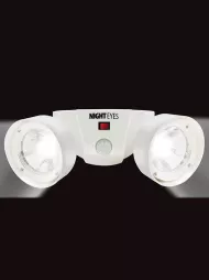 Senzorové vonkajšie LED osvetlenie - duálne - biele
