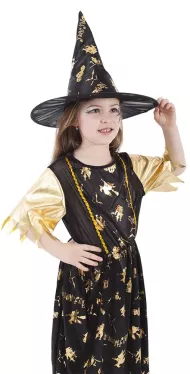 Detský kostým čarodejnice / Halloween (M)