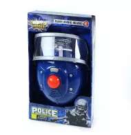 Policajná helma sa zvukom a svetlom