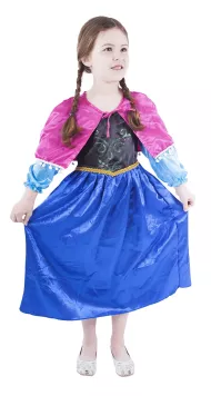 Detský kostým princezná zimné kráľovstvo - Anna (S)