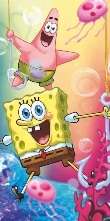 Osuška - SpongeBob a Patrick - 140 x 70 - Jerry Fabrics
