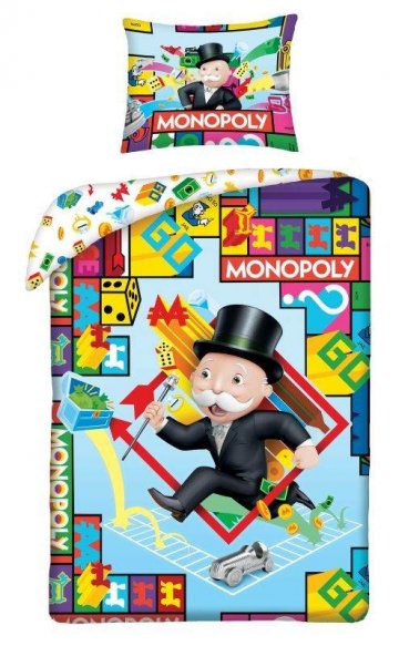 Bavlnené obliečky - Monopoly - 140 x 200 cm - Halantex