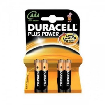 DURACELL DURLR3P4B - 4x AAA alkalické baterie DURACELL DURLR3P4B - 4x AAA alkalické baterie