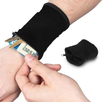 Peňaženka na zápästie so zipsom WristWallet
