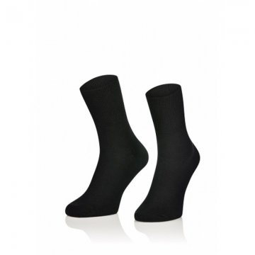 Zdravotné bambusové ponožky BambooMedica - čierne - 1 pár - Intenso