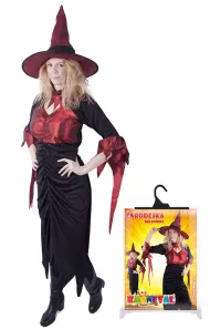 Kostým čarodejnice/Halloween pre dospelých (M)