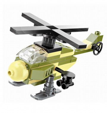 Enlighten Brick 1223 Mini Vrtulník 47 dílů Enlighten Brick 1223 Mini Vrtulník 47 dílů