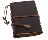 Originálny cestovateľský denník v kožených doskách