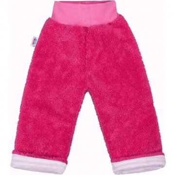 Zimné detské tepláčky New Baby Ušiačik tmavo ružové Zimné detské tepláčky New Baby Ušiačik tmavo ružové
