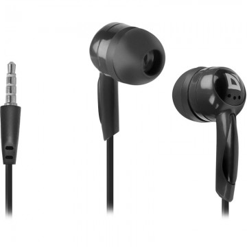 Defender Basic 604 (black), Špuntová sluchátka Defender Basic 604 (black), Špuntová sluchátka