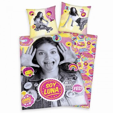 Povlečení Soy Luna grey 140/200 Povlečení Soy Luna grey 140/200