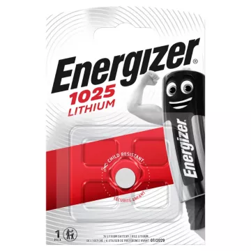 Lítiová gombíková batéria - CR1025 - Energizer