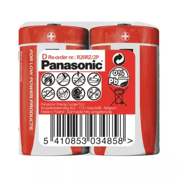 Veľký monočlánok Zinc - 2x D - Panasonic
