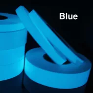 Orientačná a výstražná fluorescenčná páska - 2,9 m - modrá