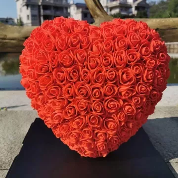Srdce z ruží