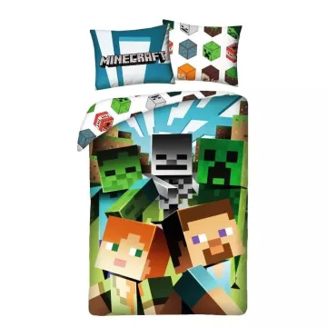Bavlnené obliečky - Minecraft Alex a Steve - 140 x 200 - Halantex