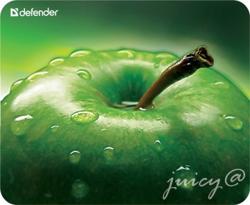 Defender Juicy Zelené Jablko, Podložka pod myš Defender Juicy Zelené Jablko, Podložka pod myš