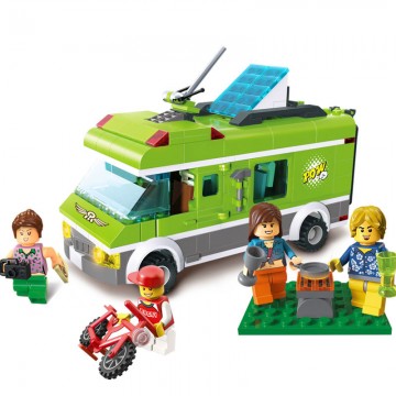 Enlighten Brick 1120 Cestovní Auto 380 dílů Enlighten Brick 1120 Cestovní Auto 380 dílů