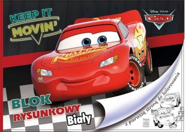 BENIAMIN Blok na kreslení s omalovánkami Cars Papír, 29x21 cm BENIAMIN Blok na kreslení s omalovánkami Cars Papír, 29x21 cm