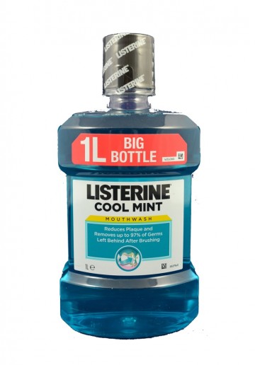 Listerine Coolmint ústní voda 1L Listerine Coolmint ústní voda 1L