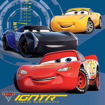 Povlak na polštářek Cars blue micro 40/40 Povlak na polštářek Cars blue micro 40/40
