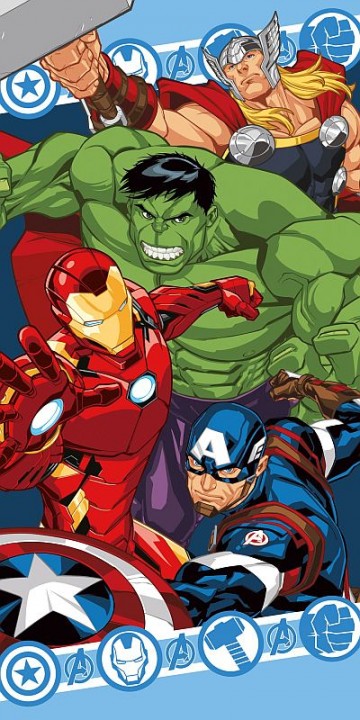 FARO Osuška Avengers hrdinové Bavlna - Froté, 70/140 cm FARO Osuška Avengers hrdinové Bavlna - Froté, 70/140 cm