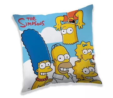 Vankúšik - Simpsonovci v oblakoch - 40 x 40 cm - Jerry Fabrics