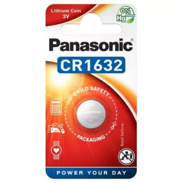 Lítiová gombíková batéria - CR1632 - Panasonic