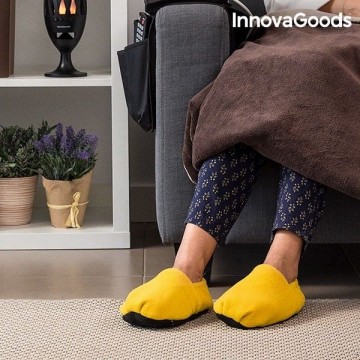 Nahřívací bačkory do mikrovlnné trouby InnovaGoods - žluté Nahřívací bačkory do mikrovlnné trouby InnovaGoods - žluté