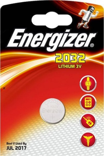Energizer CR2032 3V - lithiová baterie, 1ks Energizer CR2032 3V - lithiová baterie, 1ks