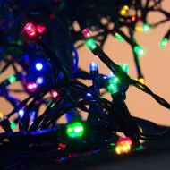 Vianočné osvetlenie - farebné vonkajšie 11m - 400 LED