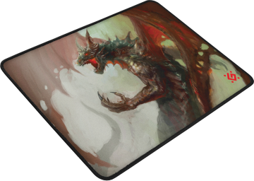 Defender Dragon Rage M 360x270x3 mm, Herní podložka pod myš Defender Dragon Rage M 360x270x3 mm, Herní podložka pod myš