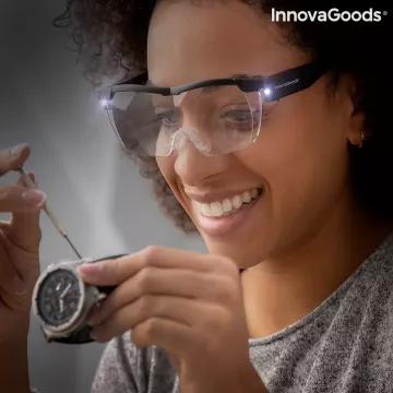 Zväčšovacie okuliare s LED svetlom Glassoint - InnovaGoods