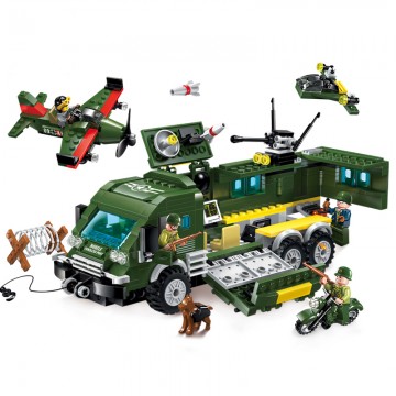 Enlighten Brick 1709 Protitankové Auto 446 dílů Enlighten Brick 1709 Protitankové Auto 446 dílů