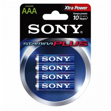 Sony AM4L-B4D, 1,5 V - 4x AAA alkalická baterie Sony AM4L-B4D, 1,5 V - 4x AAA alkalická baterie