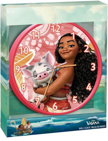 EUROSWAN Hodiny Odvážná Vaiana Plast, 24 cm EUROSWAN Hodiny Odvážná Vaiana Plast, 24 cm