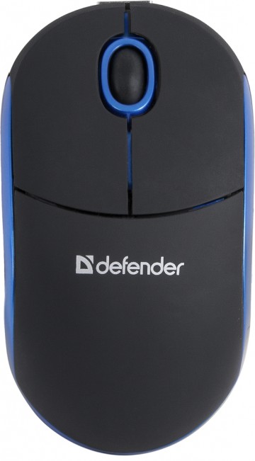 Defender MS-630 USB (Black/Blue), Myš drátová Defender MS-630 USB (Black/Blue), Myš drátová