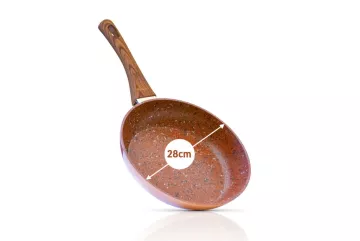 Panvica Copper & Stone Pan - 28 cm - Livington